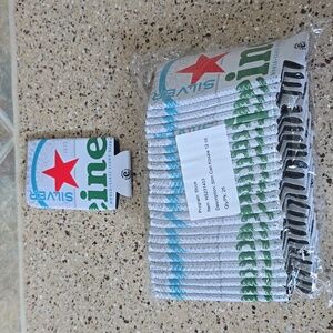 Heineken Silver Slim Can Koozie 12oz